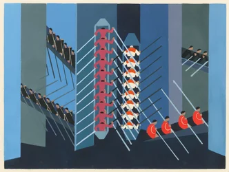 Projeto cenográfico do portfólio Décors de Théâtre, 1930.