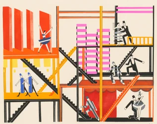 Projeto cenográfico do portfólio Décors de Théâtre, 1930.