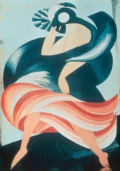 Figurino da 3ª máscara feminina