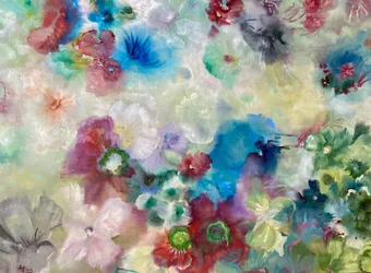 Jardim floral de sonho