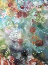 Jardim floral de sonho
