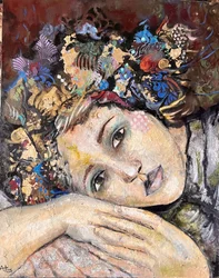 Mulher Floral Sonhadora
