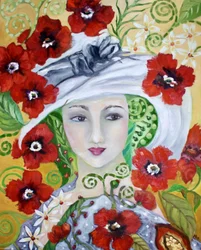 Mulher Elegante: Sonho Floral