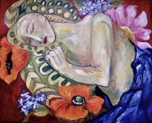 Mulher Serena: Sonho Floral