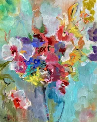 Flores em plena floração