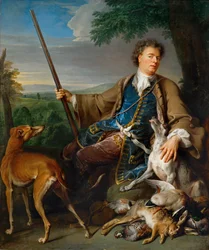 Retrato do artista como caçador, c.1699 (pintura sobre tela)