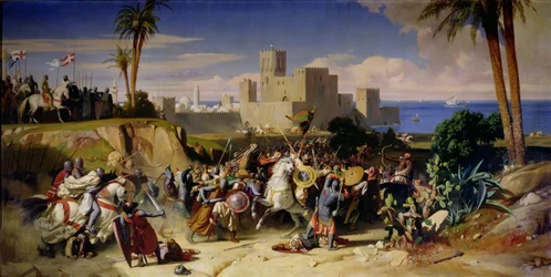 A tomada de Beirute pelos cruzados em 1197