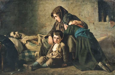 A Morte do Pobre (óleo sobre tela)