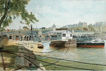 A Ponton de Suresnes, ao lado da Pont des Saints Peres