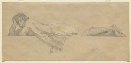 Estudo para "Le Poete Florentin", c.1853
