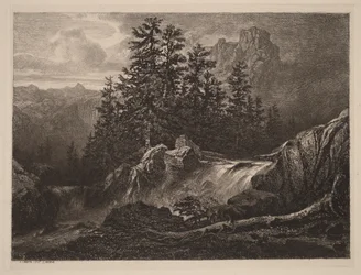 Cascata de montanha