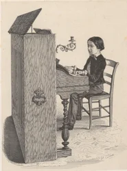 Placas litográficas, 1850.