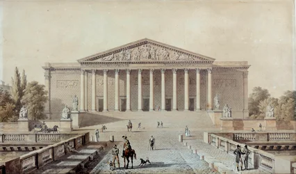 Projeto para a Assembleia Nacional ou Palais Bourbon, Palais du Corps législatif. Século XIX. Paris, Palais Bourbon