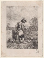 Um mendigo, 1833-38.