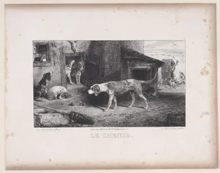 O Canil, da série Hunting Scenes, 1829.
