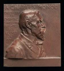 Alexandre-Charles Monod, 1843-1921, Cirurgião [anverso], c. 1906.