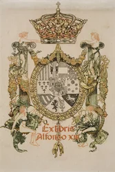 Prato de livro de Alfons XIII