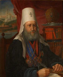 Retrato de Yevgeny Bolkhovitinov 1767-1837, Metropolita de Kiev e Galiza, 1837