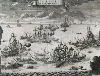 A Batalha de Grengam em 27 de julho de 1720, 1721.