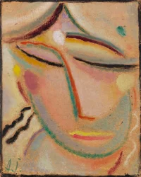 Cabeça pequena, c. 1922.