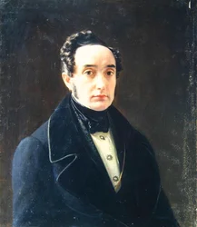 Retrato do autor Ivan Panayev (1812-1862)
