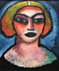 1912 Cabeça de mulher Jawlensky