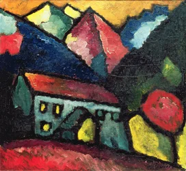 Uma casa nas montanhas, c.1912