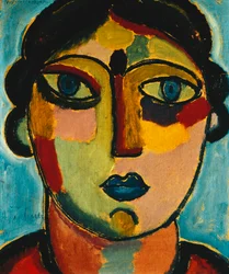 Boca azul; Blauer Mund, 1917