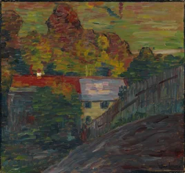 Paisagem com telhado vermelho, Wasserburg, c. 1906