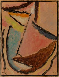 Cabeça abstrata pequena de meditação, 1934