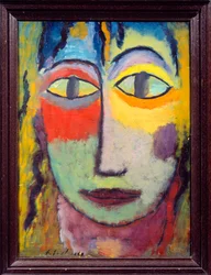 Medusa. Pintura do russo Alexei von Javlensky (Alexi von Jawlensky, Alexej von Javlenski) (1864-1941), século XX. Lyon, Musee des Beaux Arts.