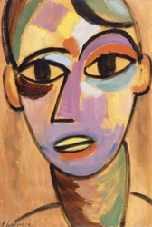 Cabeça mística: Jungling I, c.1917