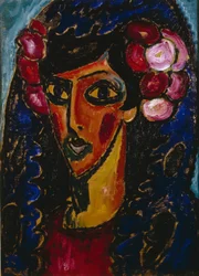A mantilha azul