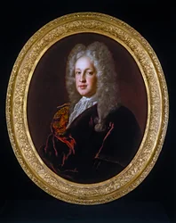 Retrato de um cavalheiro (sobre tela, oval)