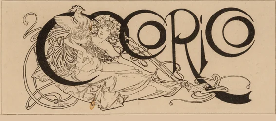 Título da revista Cocorico, 1898.