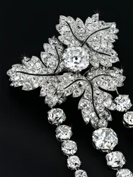 Broche &39;Folhas de Groselha&39;, c.1855 (diamantes, prata e ouro)