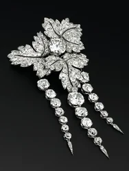 Broche "folhas de groselha", c.1855