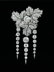 Broche "Folhas de Groselha", c.1855