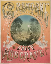 Cremorne Galop por Frank Musgrave, partitura musical
