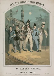 Partitura de The Six Magnificent Bricks cantada por Albert Steele, escrita por Frank Hall