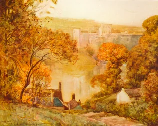 Castelo de Chepstow, no Wye, c1910