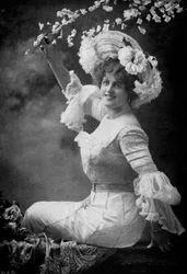 Marie Studholme 1875-1930, atriz de teatro inglesa, 1902-1903.