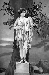 Unity Moore 1894-1981, atriz irlandesa, 1911-1912