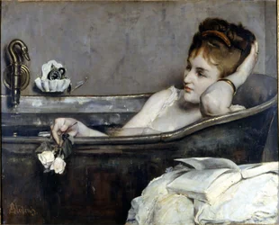 Alfred Stevens: «O banho» 1867. Museu Nacional de Compiègne