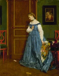 Hesitação, possivelmente Madame Monteaux, c.1867