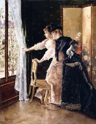 Observando o noivo passar, 1886