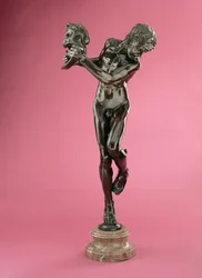 Comédia e tragédia, "Sic Vita", modelado em 1891-92, elenco c.1902-05