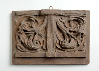 Maquete para o Painel Duplo de Folhagem da Coroa da Figura da Caridade no Memorial de Alexandria, c.1932 (gesso bronzeado)