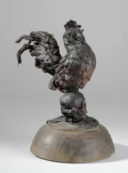 Um dos 9 maquetes para a Chaminé Sam Wilson, c.1908-14 (gesso e goma-laca) (ver também 876021)