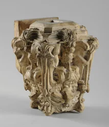 Um dos 9 maquetes para a Chaminé Sam Wilson, c.1908-14 (gesso e goma-laca)